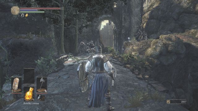 Lure your enemies one by one or quickly run through the bridge and reach the bonfire. - Road of Sacrifices - Walkthrough - Dark Souls III Game Guide & Walkthrough