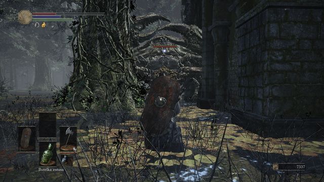 Find a narrow passage that you can use to block the creature and attack it from the distance as much as you like. - Road of Sacrifices - Swamp - Walkthrough - Dark Souls III Game Guide & Walkthrough