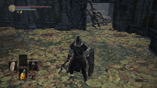 A ferocious ghoul will guard the items. - Road of Sacrifices - Swamp - Walkthrough - Dark Souls III Game Guide & Walkthrough