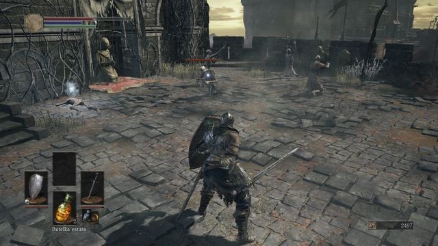 Dont go near the praying undead so that you dont make any of them mutate. - High Wall of Lothric - Walkthrough - Dark Souls III Game Guide & Walkthrough