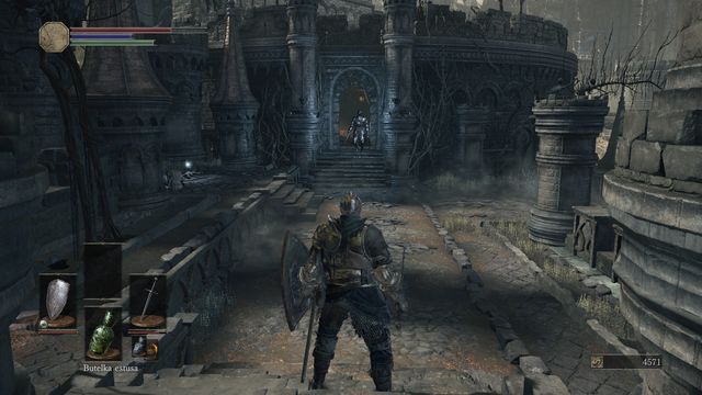 Kill the two enemies near the entrance to the wall before the knight reaches you. - High Wall of Lothric - Walkthrough - Dark Souls III Game Guide & Walkthrough