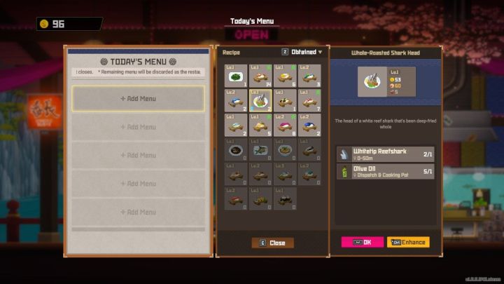 8 - Dave the Diver: How to prepare Whole Roasted Shark Head dish? - Sushi bar - Dave the Diver Guide