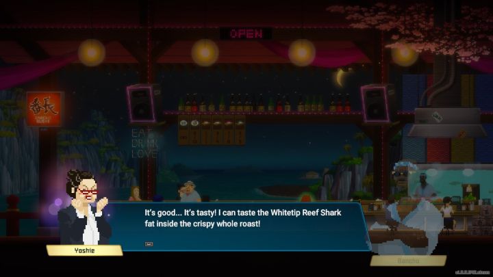 9 - Dave the Diver: How to prepare Whole Roasted Shark Head dish? - Sushi bar - Dave the Diver Guide