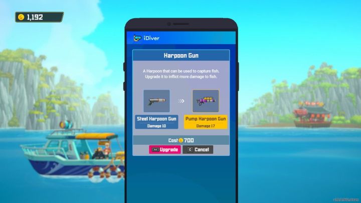 1 - Dave the Diver: How to improve the Harpoon Gun? - Combat - Dave the Diver Guide