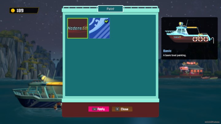 When it comes to the appearance of the boat, you can decide on a paint job from the equipment chest screen (Left CTRL) - Dave the Diver: How to change the appearance of bar and boat? - Sushi bar - Dave the Diver Guide