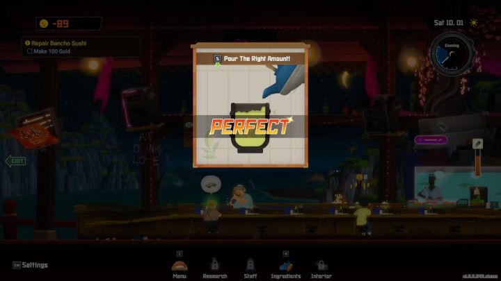 Mini-games also appear while serving customers in the restaurant - Dave the Diver: All mini-games - Basics - Dave the Diver Guide