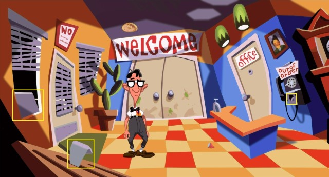 The story begins on the ground floor of a motel where, after talking to Hoag and Lavern, you will gain control over Bernard - Find Doctor Freds Laboratory - Walkthrough - Day of the Tentacle: Remastered - Game Guide and Walkthrough