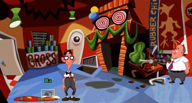 Start preparing for the show by sending the scalpel that you have to Bernard - Restoring power to Lavernes capsule - Walkthrough - Day of the Tentacle: Remastered - Game Guide and Walkthrough