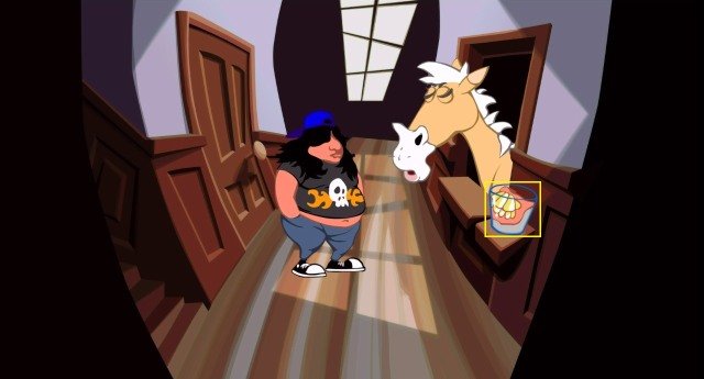Switch to Hoagie and go back to the motel - Restoring power to Lavernes capsule - Walkthrough - Day of the Tentacle: Remastered - Game Guide and Walkthrough