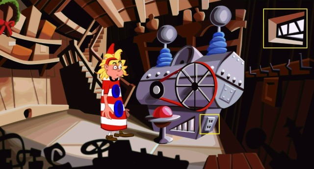 Now, switch to Laverne and use the mouse on the cat to catch him - Restoring power to Lavernes capsule - Walkthrough - Day of the Tentacle: Remastered - Game Guide and Walkthrough