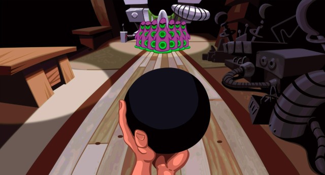 Downstairs, there is an army of purple tentacles - Save the world! - Walkthrough - Day of the Tentacle: Remastered - Game Guide and Walkthrough