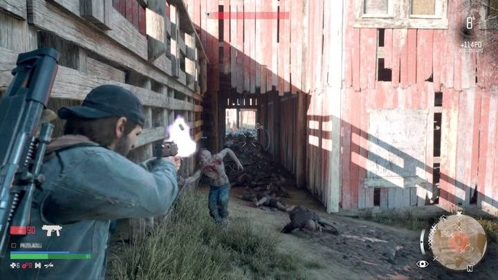 At the sawmill, there is another very good place to eliminate a large number of enemies using explosives or piercing weapons - Days Gone: Race against time - walkthrough - Main storyline - Days Gone Guide