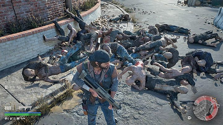 Horde attacks are not a good idea in the initial phase of the campaign because the hero has low stats and also does not have the best skills or items - Days Gone: How to earn XP faster? - Character and inventory - Days Gone Guide