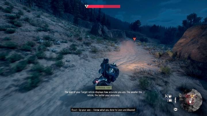 Youre in pursuit again; this time the opponent has more firepower and a tougher bike - Days Gone: Bounty Hunter - walkthrough - Main storyline - Days Gone Guide
