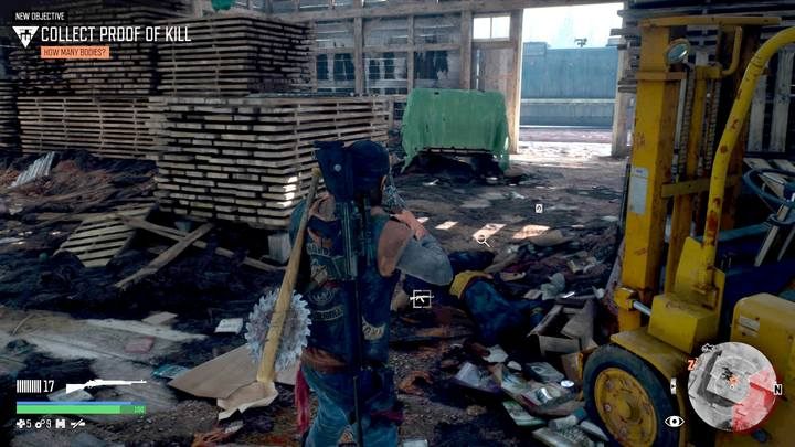 Run after him as quickly as possible to catch him in the red building - Days Gone: Bounty Hunter - walkthrough - Main storyline - Days Gone Guide