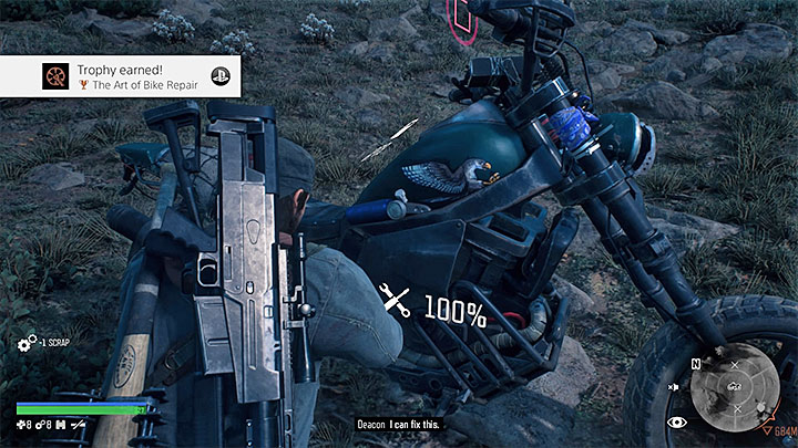 Trophy type: bronze - Days Gone: Trophies list - Trophy Guide - Days Gone Guide