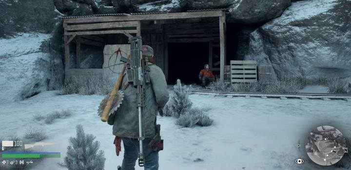 The entrance to the mine - Days Gone: Marauder Camp Hunter - walkthrough - Main storyline - Days Gone Guide