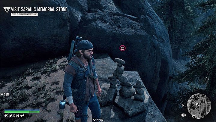 Anarchist Cairn 9 you can find in the eastern part of Iron Butte region - Days Gone: How to unlock Go Kick Rocks Trophy? - Trophy Guide - Days Gone Guide