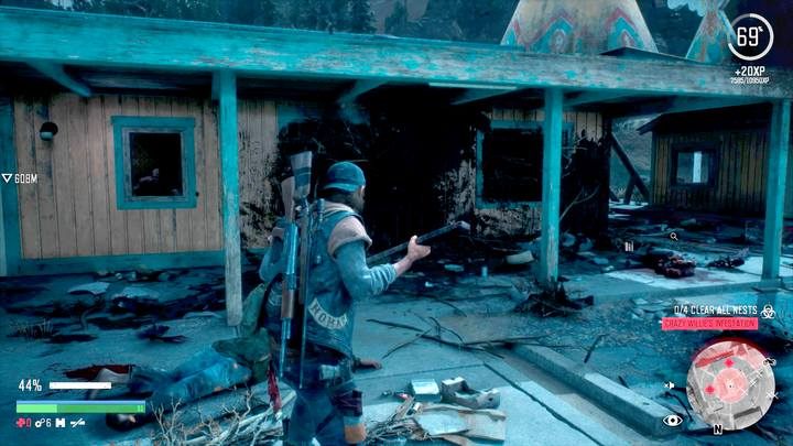 Deacon reacts strongly to Infestations, so he will always remind you of their presence in the area. - Days Gone: Activities types - World Atlas - Days Gone Guide