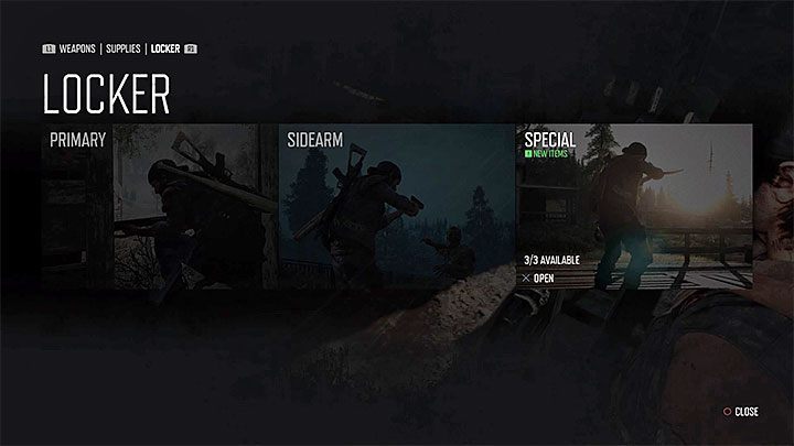 The gun locker only stores items that Deacon owns - Days Gone: Why are not all of the weapons in gun locker? - Campaign - Days Gone Guide