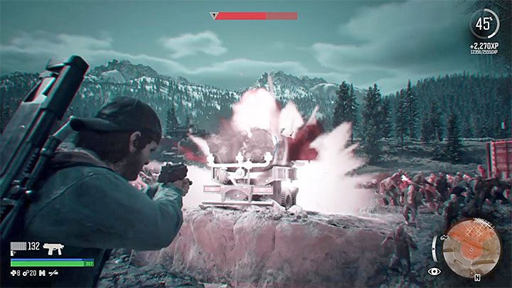 Great relief is the fact that the surrounding area is full of objects that can blow up - Days Gone: How to beat Horde at the Iron Butte? - Combat - Days Gone Guide
