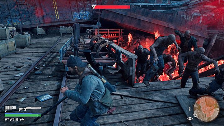 Like all other battles with the Hordes, its best to start this fight by throwing Molotovs with napalm - Days Gone: How to beat horde at the old sawmill? - Combat - Days Gone Guide