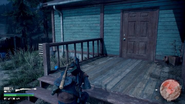 In this mission there is a sort of bug - sometimes you have an opportunity to release the prisoner through a wall at the stairs, on the right, without entering the building. - Days Gone: Protecting the Weak - walkthrough - Main storyline - Days Gone Guide
