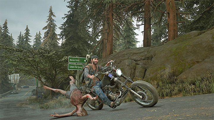 Deacons motorcycle is the only means of transport available in Days Gone - Days Gone: Beginners Guide & Tips - Game basics - Days Gone Guide