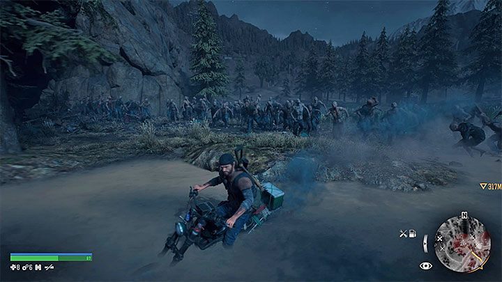 There are several dozen Hordes that travel the world of Days Gone, and any one of them consists of between several dozen to several hundred Freakers - Days Gone: Beginners Guide & Tips - Game basics - Days Gone Guide