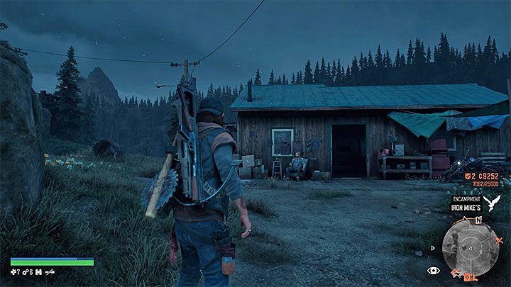 Boozers cabin, marked with a special icon, is a very important place in Iron Mikes Camp - Days Gone: Iron Mikes Camp - Encampments - Days Gone Guide