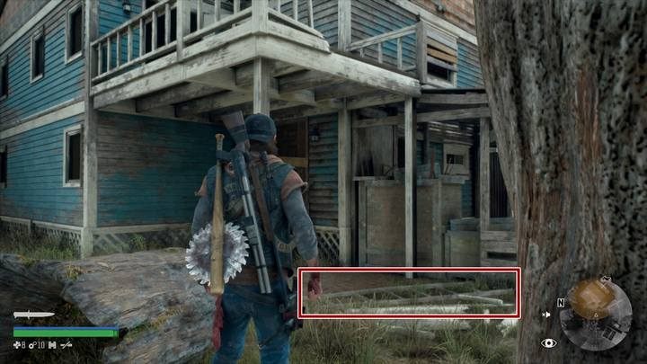 Once the whole area has been cleared, go behind the blue house - Days Gone: Youre Safe Now - walkthrough - Main storyline - Days Gone Guide