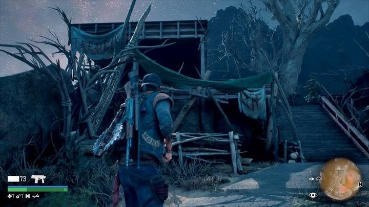 Lisa is at the end of the road, on the wooden tower - Days Gone: Youre Safe Now - walkthrough - Main storyline - Days Gone Guide