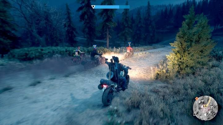 This time the bar at the top of the screen shows your allies health. - Days Gone: Surviving Isnt Living - walkthrough - Main storyline - Days Gone Guide