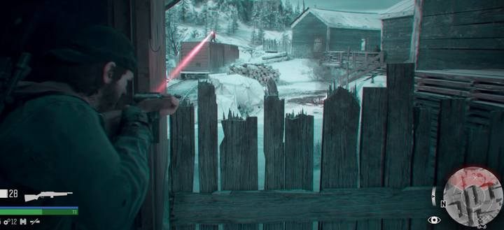 In the back you will find one sniper on the cart. - Days Gone: A Good Soldier - walkthrough - Main storyline - Days Gone Guide
