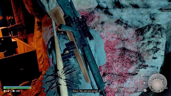 Search for silicates on the stone walls - Days Gone: A Good Soldier - walkthrough - Main storyline - Days Gone Guide