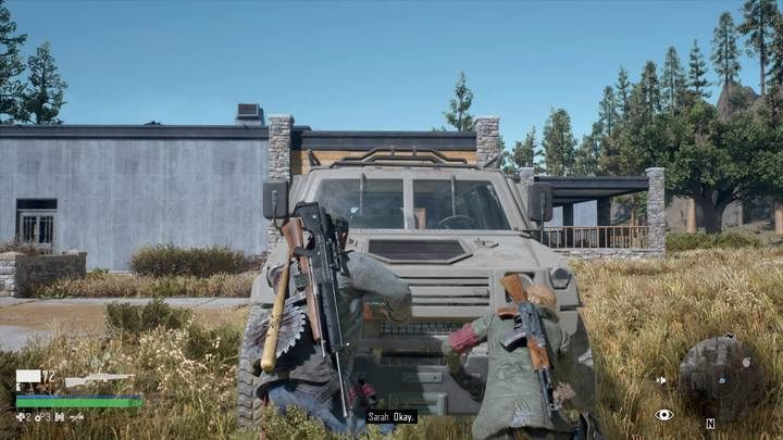Move the army vehicle right below the rooftop and then climb it - Days Gone: Im Never Giving Up - walkthrough - Main storyline - Days Gone Guide