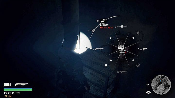 Bandages are the first of the common means of healing up the hero - Days Gone: Healing and consequences of death - Game basics - Days Gone Guide