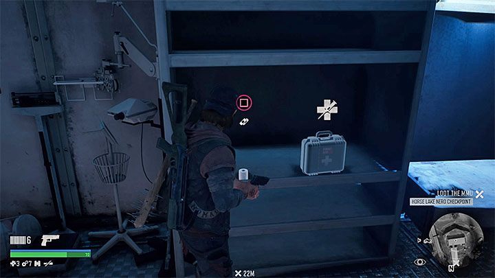 First aid kits are the second of the common means used to heal up the hero - Days Gone: Healing and consequences of death - Game basics - Days Gone Guide