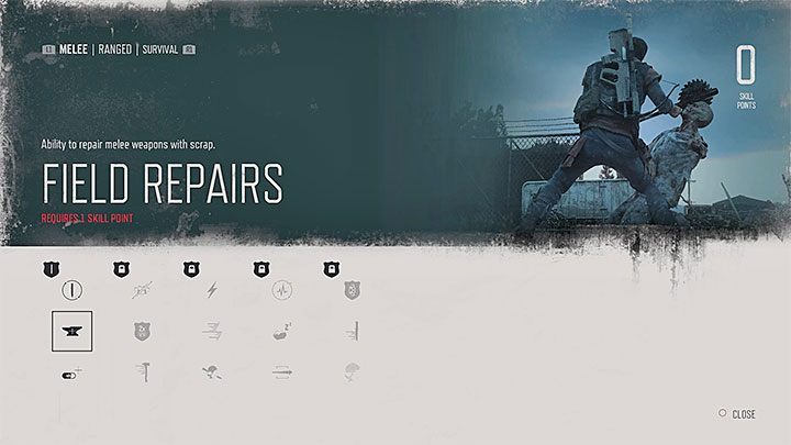 The ability to repair melee weapons is unavailable in the beginning of the game - Days Gone: How to repair weapons? - Character and inventory - Days Gone Guide