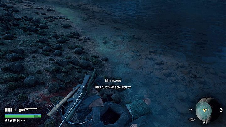 For the record, Drugged Outta His Mind consists in tracking a stoned biker (Drifter) who is responsible for the deaths of several people from the Copeland camp - Days Gone: How to finish Drugged Outta His Mind mission? - Campaign - Days Gone Guide