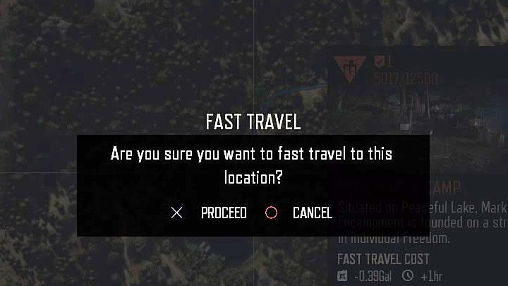 After confirming the readiness for a fast travel game will load a new area - Days Gone: How to use fast travel? - Exploration - Days Gone Guide