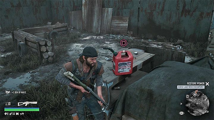Using a gasoline canister is the best way to fuel the motorcycle - Days Gone: How to get motorcycle fuel? - Motorcycle - Days Gone Guide