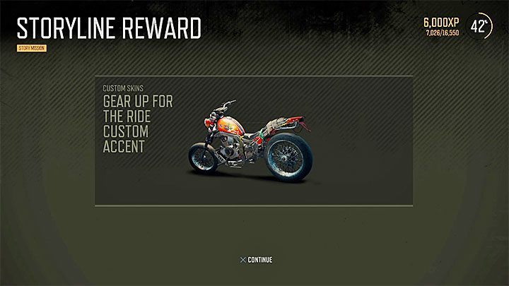 Special paints / custom skins are storyline rewards for completing some of the games story missions - Days Gone: How to use special motorcycle skins? - Motorcycle - Days Gone Guide