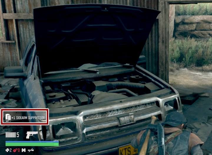 Silencers can be found, e.g. in cars after you lift up the hood. Sometimes, you will find scrap, other times it will be a silencer. - Days Gone: Stealth Guide - Game basics - Days Gone Guide