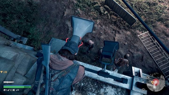 You should also pay attention to other electronic devices that make noise and can attract enemy attention - Days Gone: Stealth Guide - Game basics - Days Gone Guide