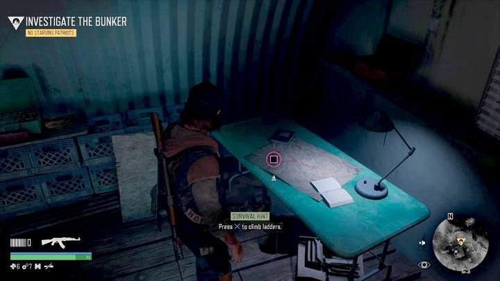 In each of the bunkers in the enemy camps you will find this map. - Days Gone: Gear Up For The Ride - walkthrough - Main storyline - Days Gone Guide