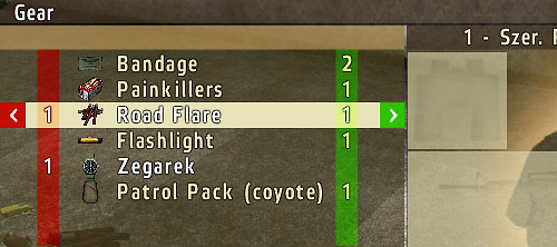 After opening the inventory window, you will see that on the list on the left side, apart from the items that you already have, the ones from the pile will also appear - Picking up items - Equipment - DayZ - Game Guide and Walkthrough