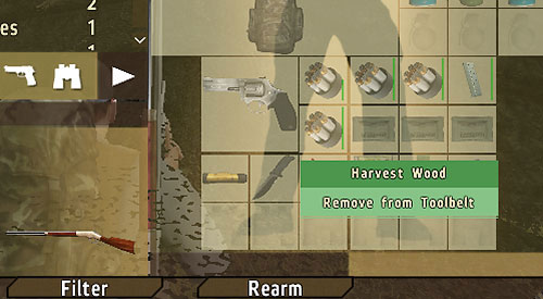 Afterwards approach a tree, open your inventory and [RMB] on the hatchet, choosing Harvest Wood - Hunger - Status effects - DayZ - Game Guide and Walkthrough