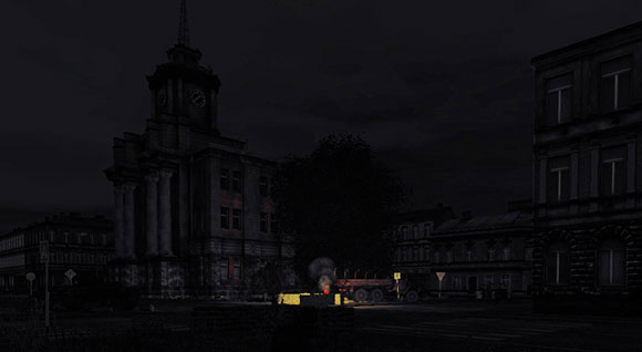 Apart from the moon, Chernarus is sometimes lightened by fires burning in barrels - Natural light sources - Surviving the night - DayZ - Game Guide and Walkthrough