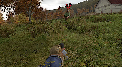 Crawling in the grass is one of the best methods of avoiding zombies - Avoiding Zeds - Zombies from A to Zed - DayZ - Game Guide and Walkthrough
